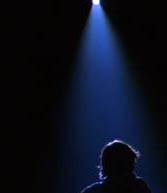 man on stage